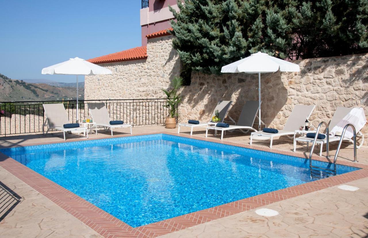 Villa Kermes Heated Pool Kournas Exterior photo